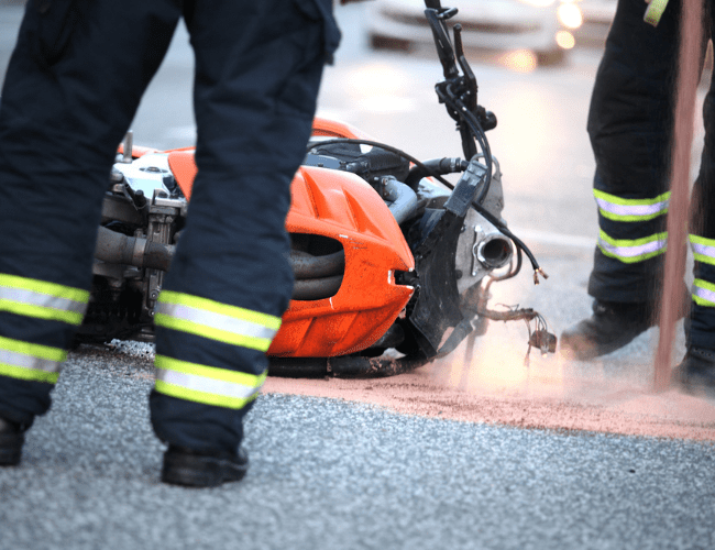 Motorcycle accident
